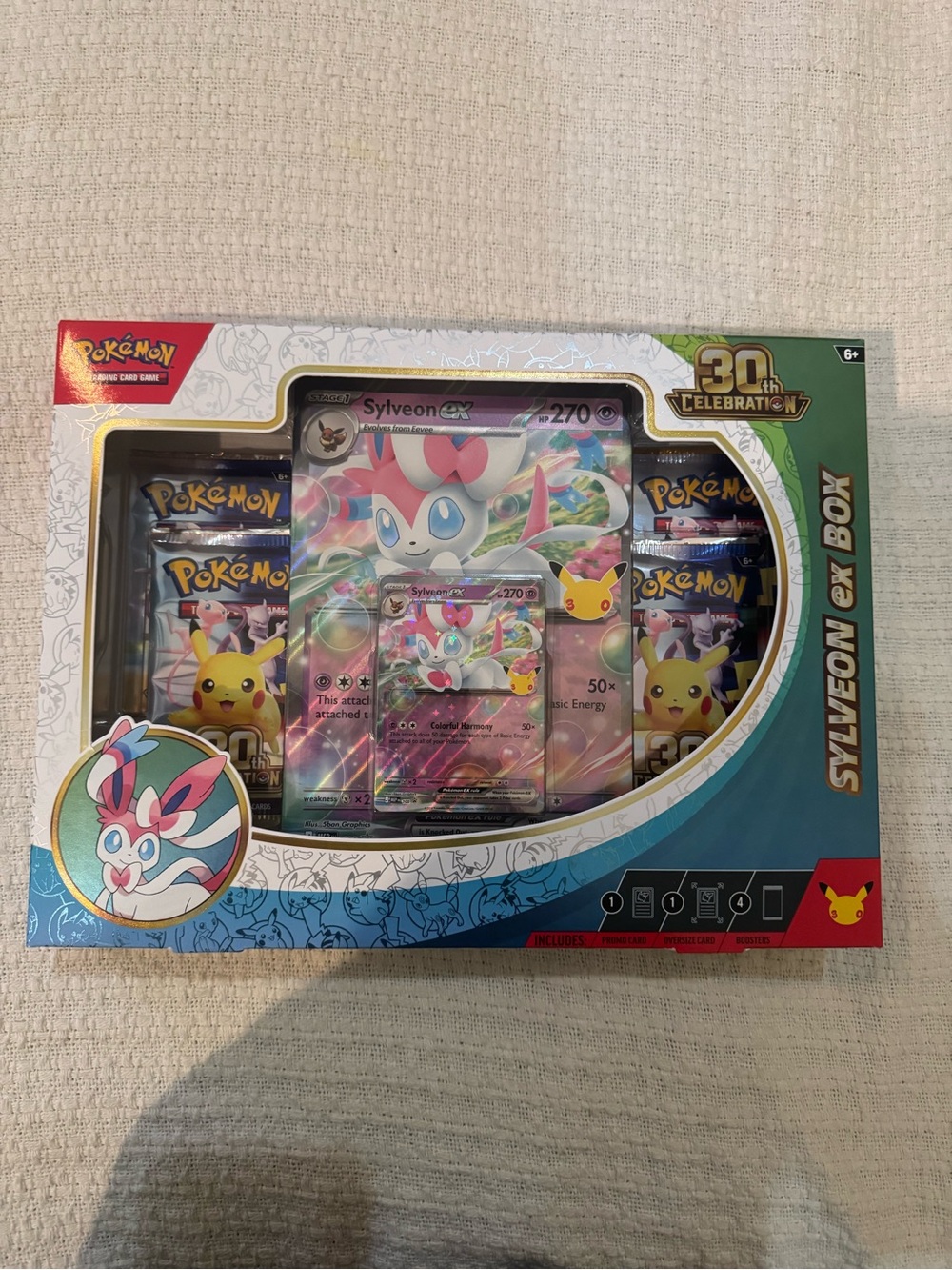 Pokemon TCG 30th Anniversary Celebration Sylveon ex Box sealed New